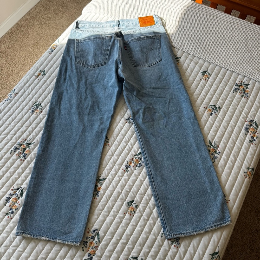 Levis 501 90s Ankle Jeans, Light Wash – Size 29 / 8 - Picture 6 of 8